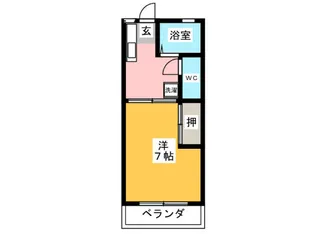 メゾンドールII【2階】の間取り