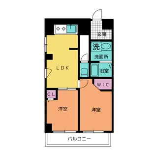 静岡泉町エンブルコート【5階】の間取り