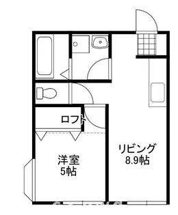 群馬県高崎市棟高町【アパート】の間取り