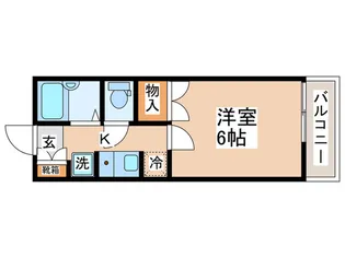 パールハイム【1階】の間取り
