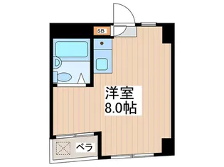 アパートメント石原【4階】の間取り