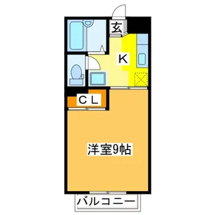 広島県東広島市西条町寺家【アパート】の間取り