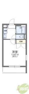 レオパレス永井III【2階】の間取り