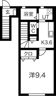 1Kの間取り画像