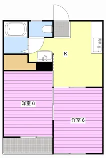 プラザサモワールIII【1階】の間取り