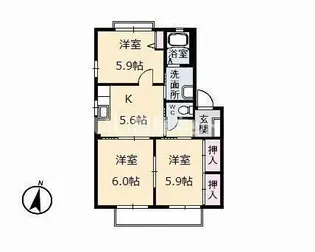 ルピナス【1階】の間取り