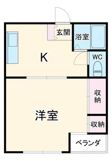 秀和グリーンコーポ・サクラ【1階】の間取り