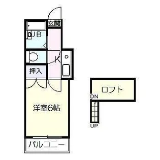 トーフク神宮西【1階】の間取り