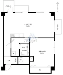麻布エンパイアマンション【7階】の間取り