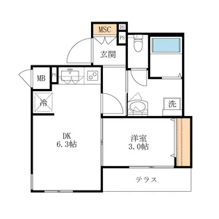 Grand Famille【1階】の間取り
