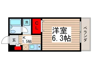 ハイツファインブル-【1階】の間取り