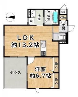 Alberobello(アルベロベッロ)【1階】の間取り