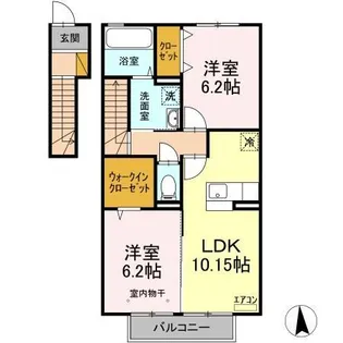 WIT市原【2階】の間取り