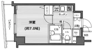 ガラ・ステージ神田神保町【8階】の間取り