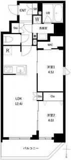 アーバンパーク日暮里II【3階】の間取り