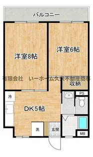 コーポまつもと【3階】の間取り