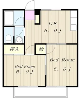 モンレーヴ21【1階】の間取り