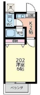 第8匠優アパート【2階】の間取り