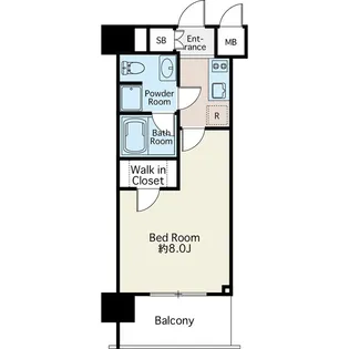 リシェス門前仲町【4階】の間取り
