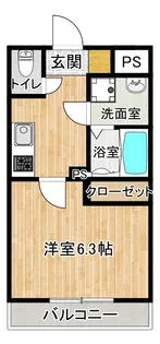 キャピタル戸田【2階】の間取り