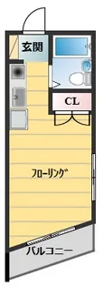 トーケンフラット【4階】の間取り