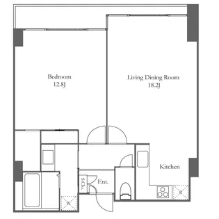 品川プリンス・レジデンス【7階】の間取り