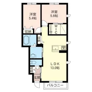 エトワルC【1階】の間取り