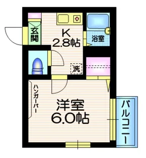 ウエストコート【2階】の間取り