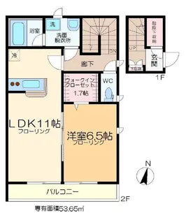 サンボナール【2階】の間取り