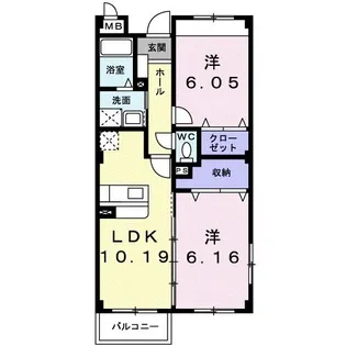 白蔵 IV【3階】の間取り