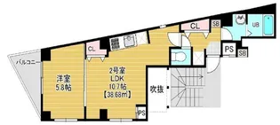 The House minowa ザハウスミノワ【5階】の間取り