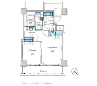 東京都北区滝野川6【マンション】の間取り