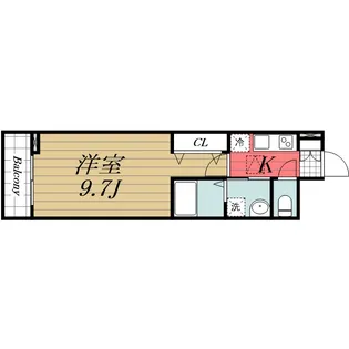 千葉県市原市五井【アパート】の間取り