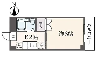 ニューハイム井上【4階】の間取り