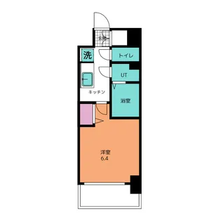 メイクス名駅南II【10階】の間取り