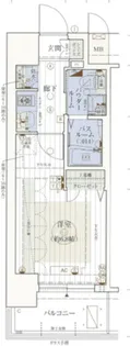 1Kの間取り画像