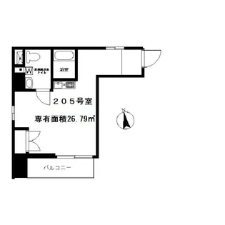 カイゼルプレジャー浅草【2階】の間取り