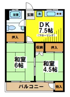 桜マンション【3階】の間取り