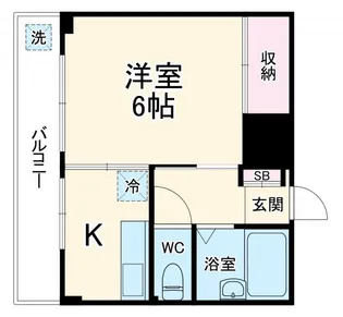 ダン・ラヴニール梶ヶ谷【1階】の間取り