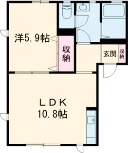 プランドールB【1階】の間取り