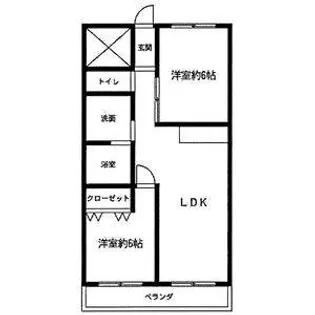 第3フクマルビル【7階】の間取り