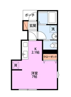 メゾン・ドゥ・イロンデール【1階】の間取り