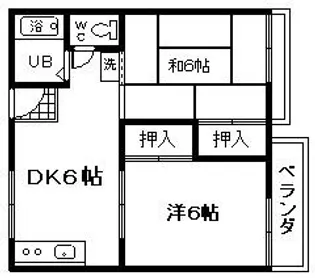 エクセレート春木【1階】の間取り