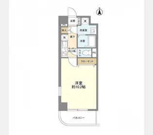 クレール矢沢【2階】の間取り