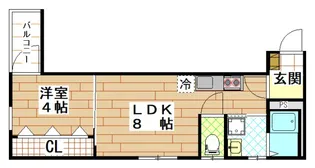 Muse Zio V【1階】の間取り