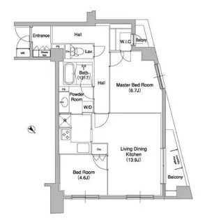 コンフォリア原宿【4階】の間取り