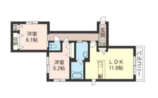 Le soleil de SAGAMI【1階】の間取り