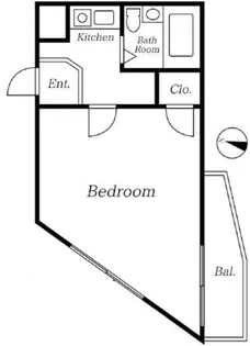 リベラル向ヶ丘【1階】の間取り