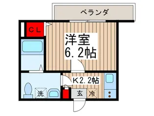 めぞん幕張本郷【3階】の間取り