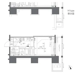 ZOOM椎名町【5階】の間取り